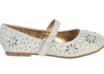 Girls Embellished MaryJane Flat Shoe