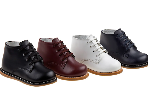 Josmo Logan Boys Navy Leather Walking Shoes Sara s Children s Boutique